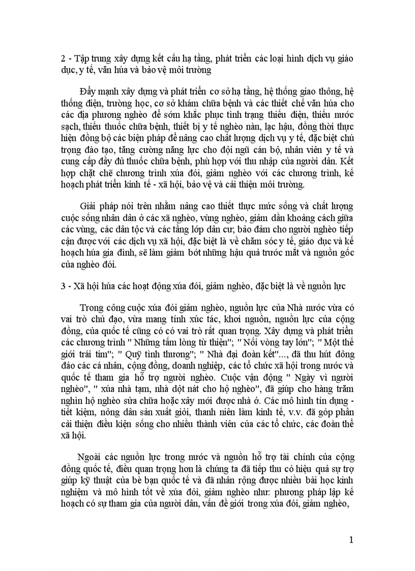 image for page Vấn đề xoá đói giảm nghèo ở nước ta hiện nay 1