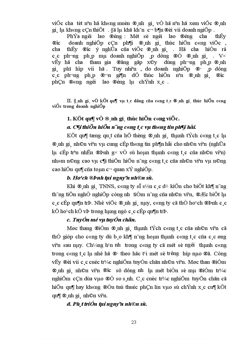 image for page Đánh giá thực hiện công việc là một hoạt động quan trọng trong các tổ chức