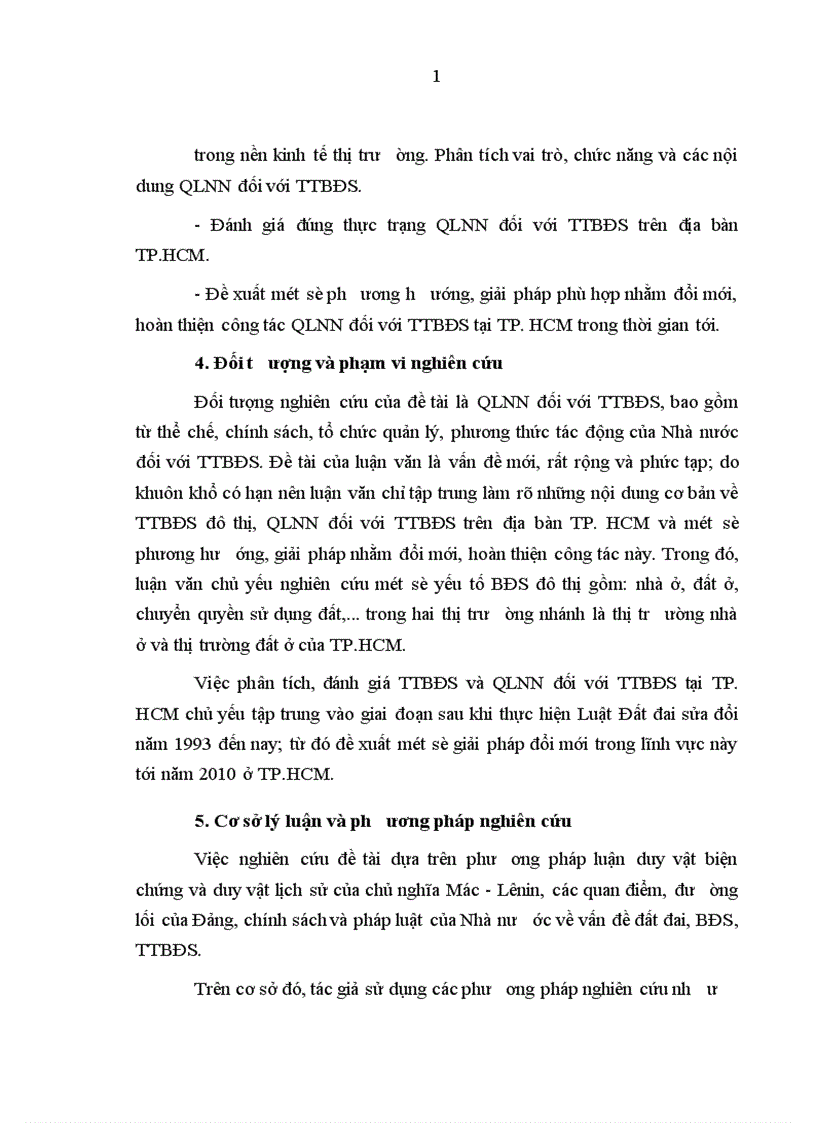 image for page Quản lý nhà nươớc đối với thị trươờng bất động sản trên địa bàn thành phố Hồ Chí Minh 1