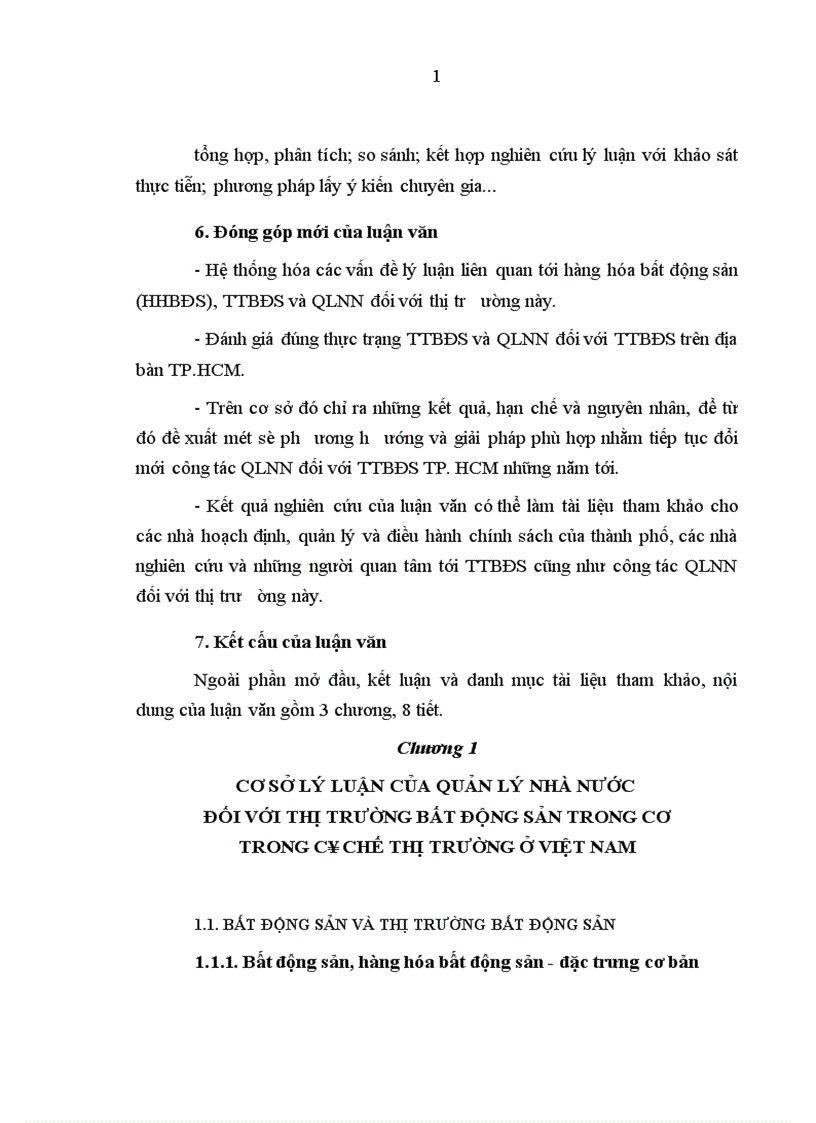 image for page Quản lý nhà nươớc đối với thị trươờng bất động sản trên địa bàn thành phố Hồ Chí Minh 1