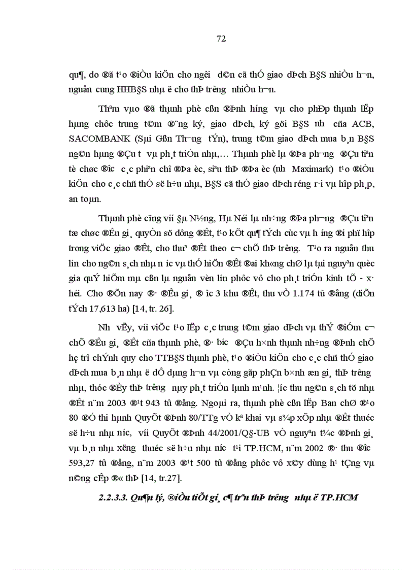 image for page Quản lý nhà nươớc đối với thị trươờng bất động sản trên địa bàn thành phố Hồ Chí Minh 1
