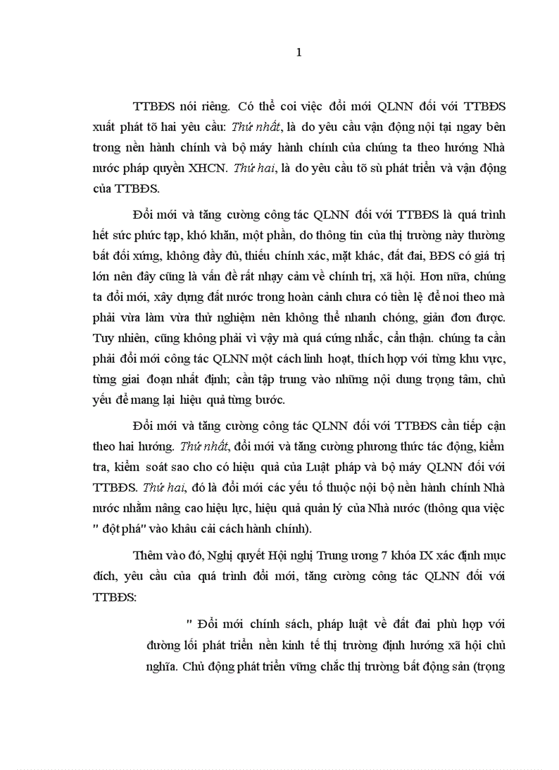 image for page Quản lý nhà nươớc đối với thị trươờng bất động sản trên địa bàn thành phố Hồ Chí Minh 1