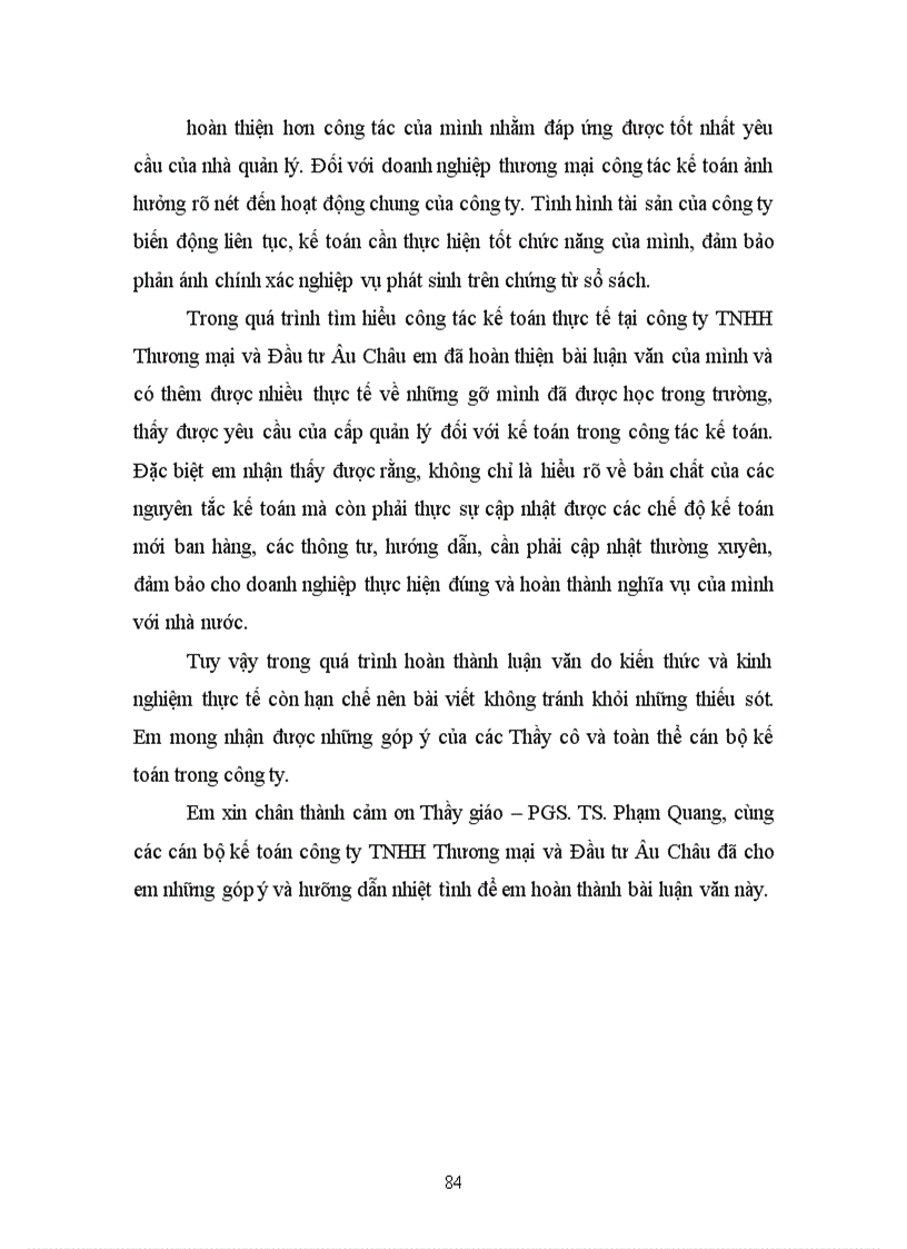 image for page Hoàn thiện công tác kế toán bán hàng và xác định kết quả bán hàng nhập khẩu tại công ty TNHH Thương mại và Đầu tư Âu Châu