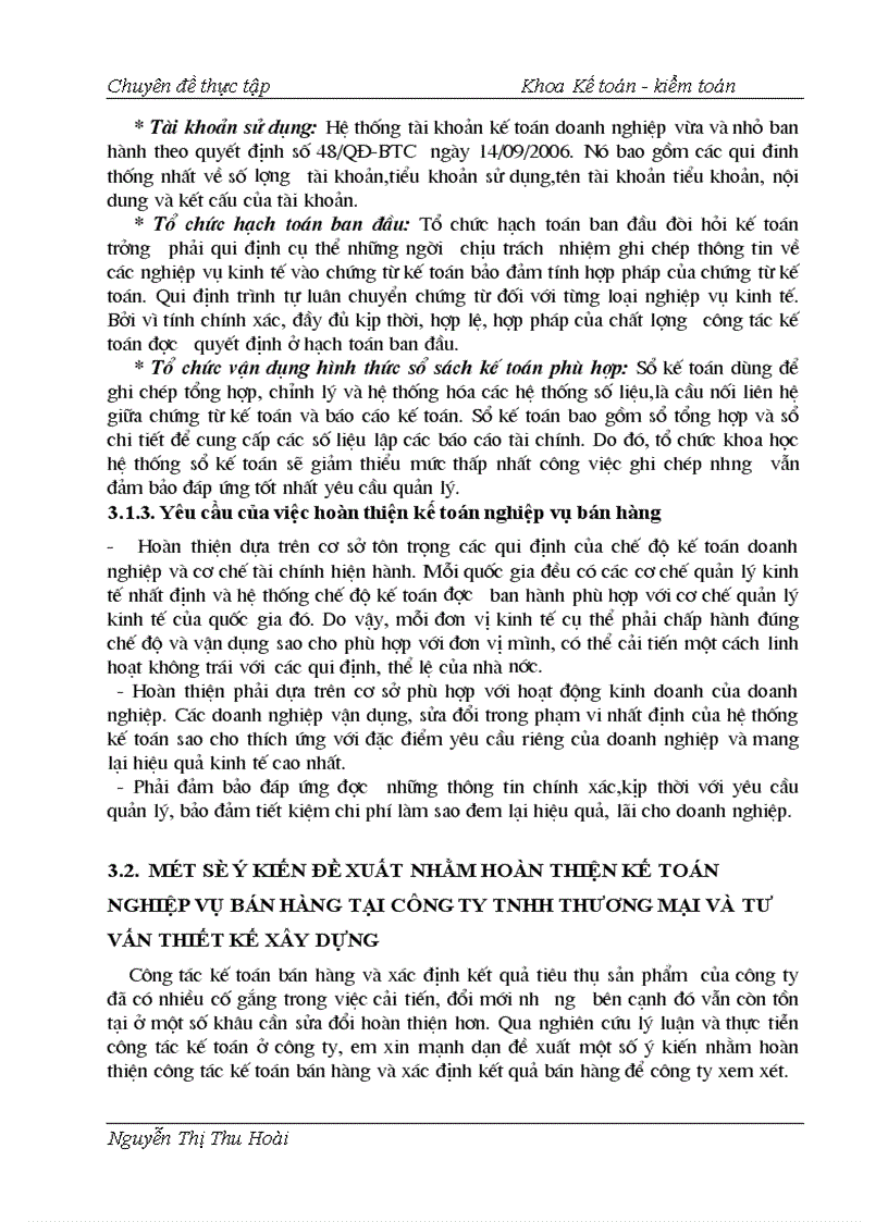 image for page Hoàn thiện công tác kế toán bán hàng và xác định kết quả bán hàng tại công ty TNHH Thươơng Mại Và Tư Vấn Thiết Kế Xây Dựng