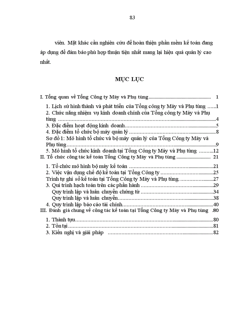 image for page Báo cáo thực tập tổng hợp của của Tổng công ty Máy và Phụ tùng