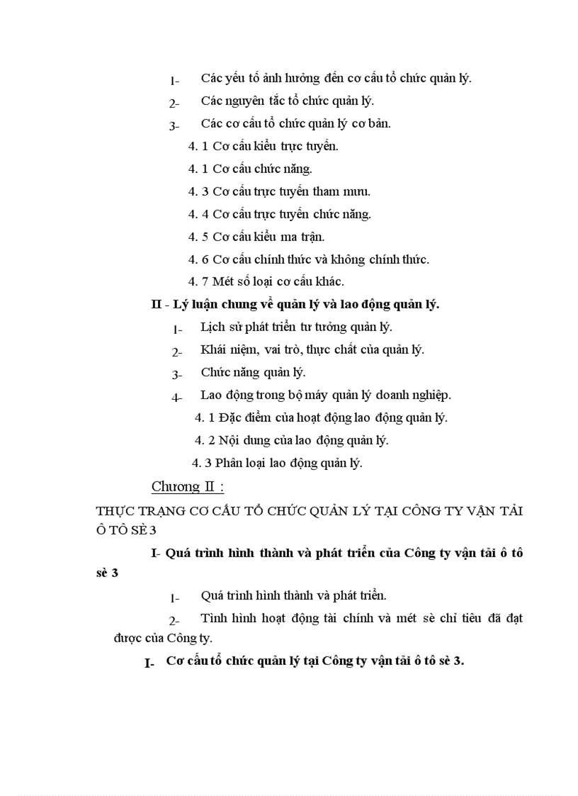image for page Một số giải pháp nhằm hoàn thiện bộ máy tổ chức bộ máy quản lý tại Công ty vận tải ô tô số 3 1