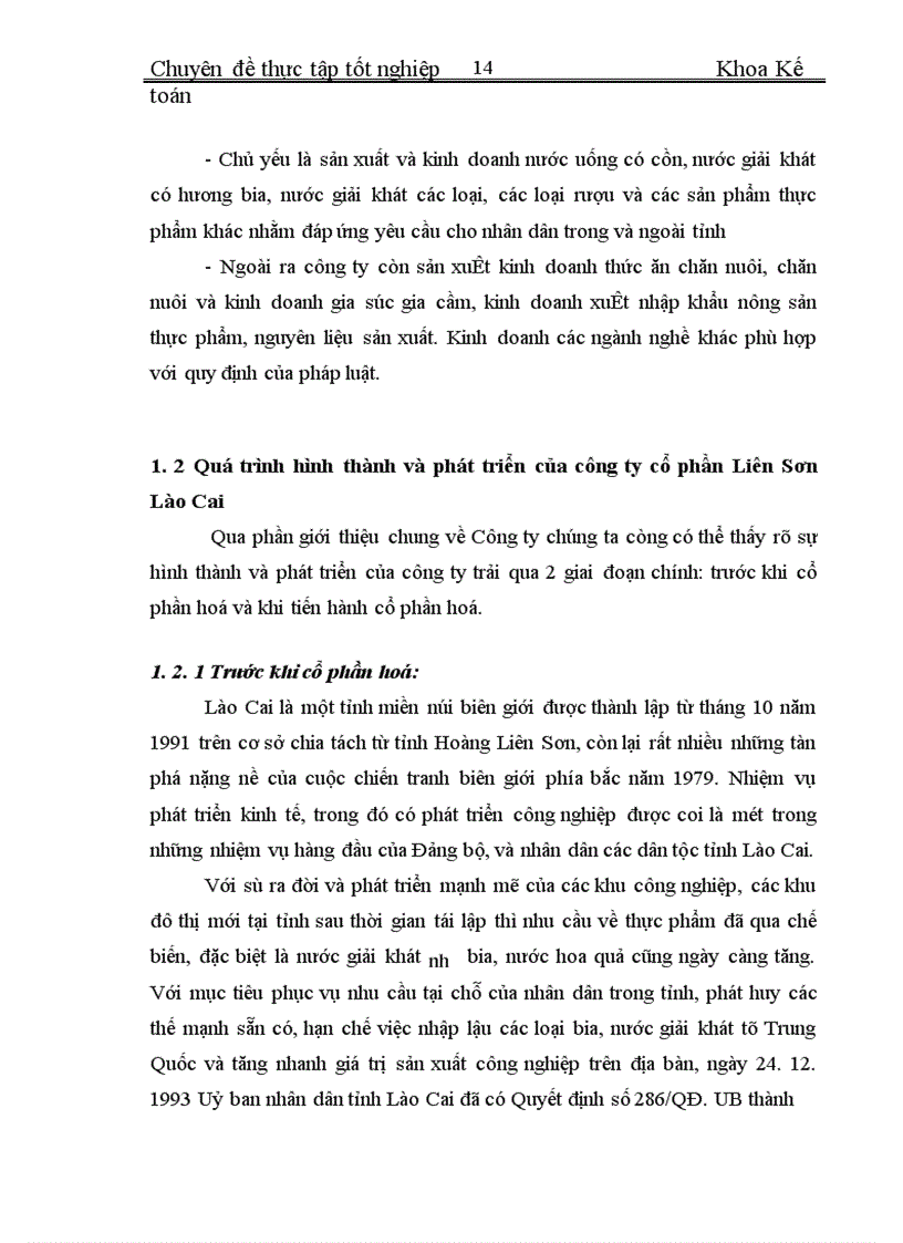 image for page Đặc điểm tổ chức công tác kế toán các phần hành kế toán chủ yếu tại Công ty Cổ Phần Liên Sơn Lào Cai 1