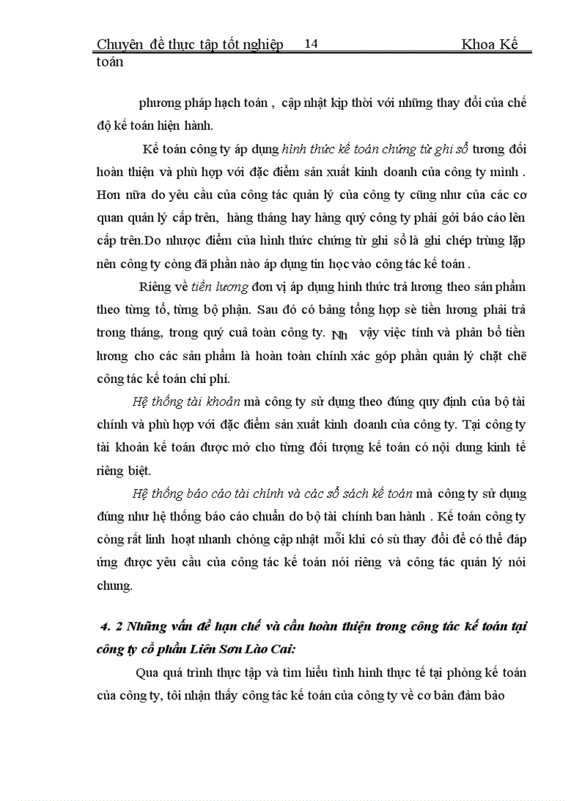 image for page Đặc điểm tổ chức công tác kế toán các phần hành kế toán chủ yếu tại Công ty Cổ Phần Liên Sơn Lào Cai 1