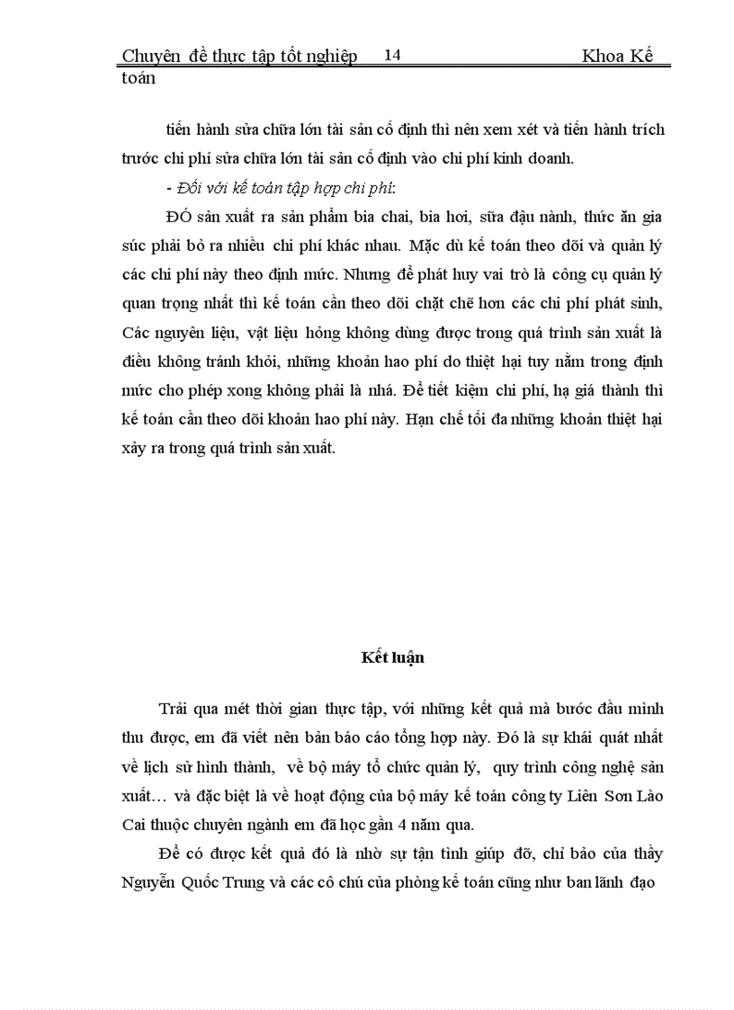 image for page Đặc điểm tổ chức công tác kế toán các phần hành kế toán chủ yếu tại Công ty Cổ Phần Liên Sơn Lào Cai 1