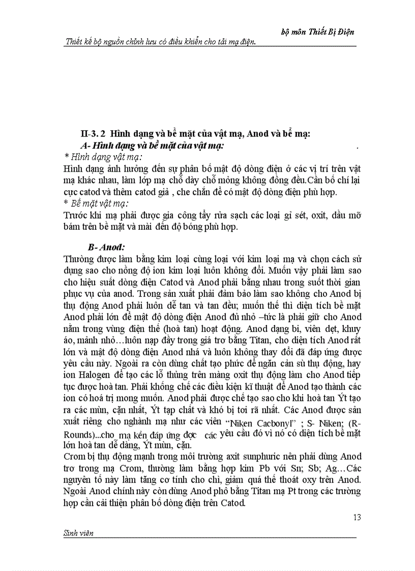 image for page Thiết kế bộ nguồn chỉnh lưu có điều khiển cho tải mạ điện