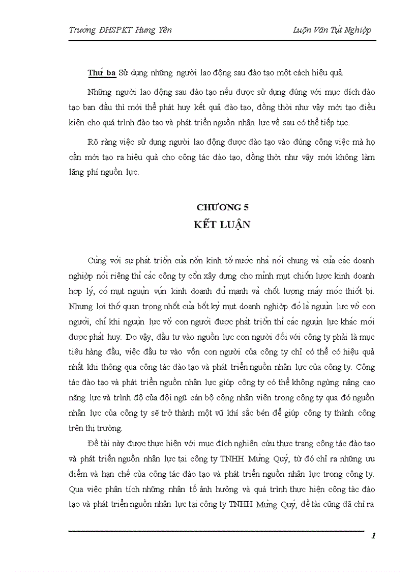 image for page Mô t sô gia i pha p nhă m hoa n thiê n công ta c đa o ta o va pha t triê n nguô n nhân lư c tại công ty TNHH Mư ng Quy