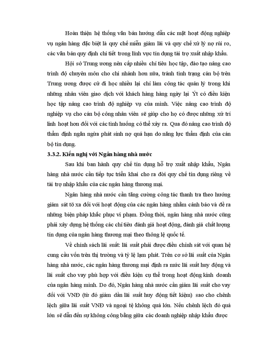 image for page Nâng cao chất lượng hoạt động tín dụng tài trợ nhập khẩu tại Ngân hàng thương mại cổ phần xuất nhập khẩu Việt Nam chi nhánh Hà Nội Eximbank Hà Nội 1