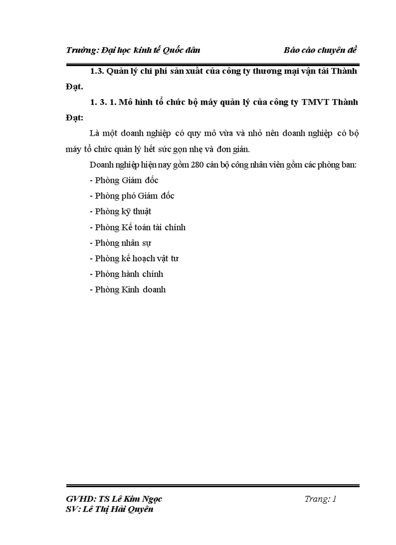 image for page Hoàn thiện kế toán chi phí sản xuất và tính giá thành sản phẩm tại công ty Thương mại vận tải Thành Đạt