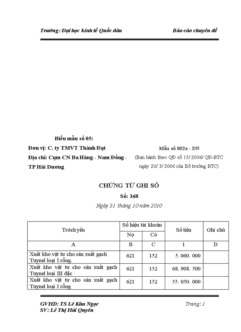 image for page Hoàn thiện kế toán chi phí sản xuất và tính giá thành sản phẩm tại công ty Thương mại vận tải Thành Đạt