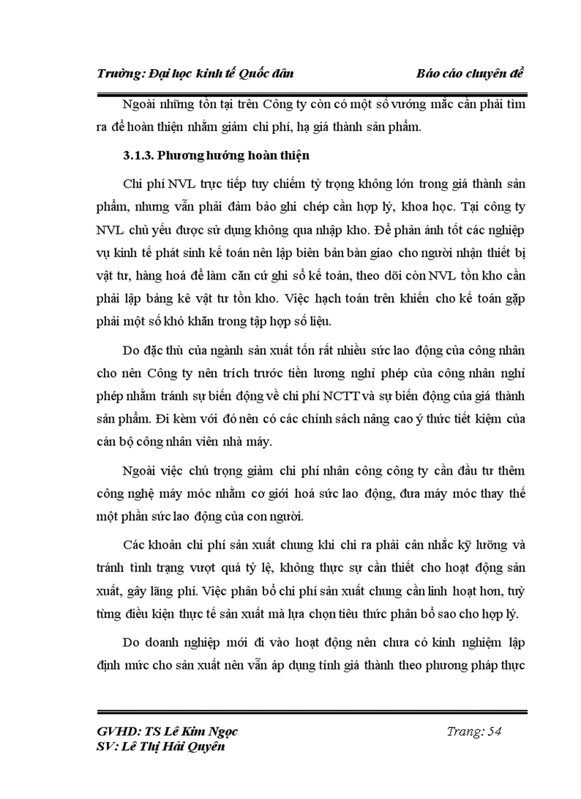 image for page Hoàn thiện kế toán chi phí sản xuất và tính giá thành sản phẩm tại công ty Thương mại vận tải Thành Đạt