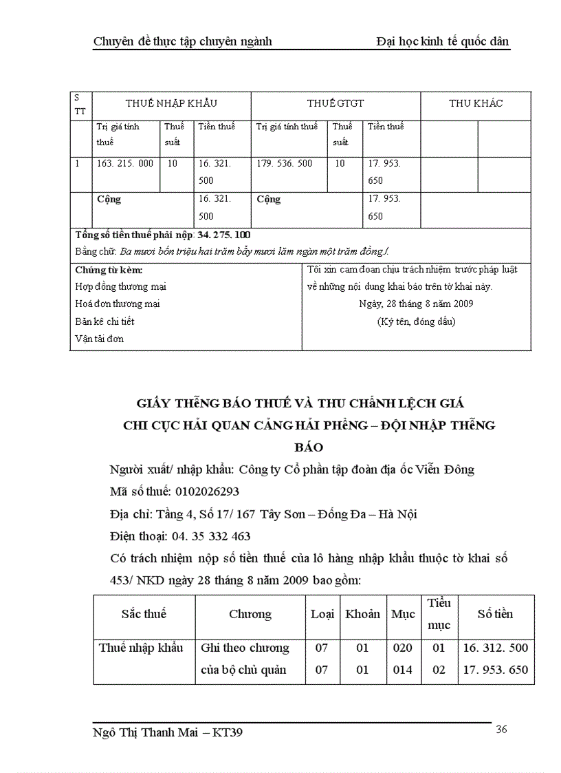 image for page Kế toán lưu chuyển hàng hóa Nhập khẩu tại Công ty cổ phần tập đoàn Địa ốc Viễn Đông 1