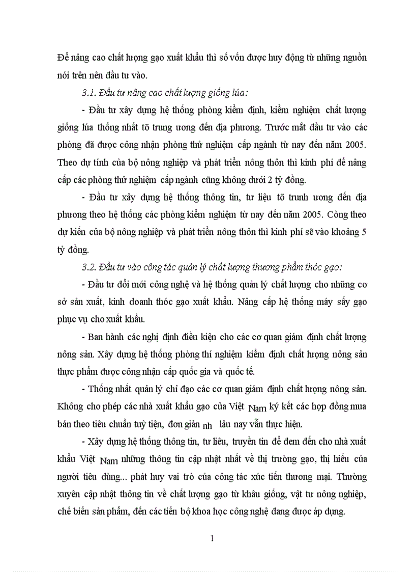 image for page Hiện trạng chất lượng quản lý chất lượng gạo và một số giải pháp nâng cao chất lượng gạo xuất khẩu 1