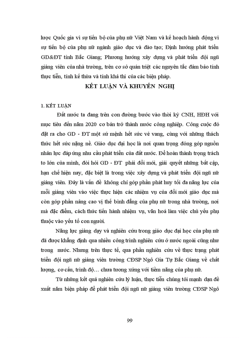 image for page Một số biện pháp phát triển đội ngũ nữ giảng viên trường CĐSP Ngô Gia Tự Bắc Giang 1