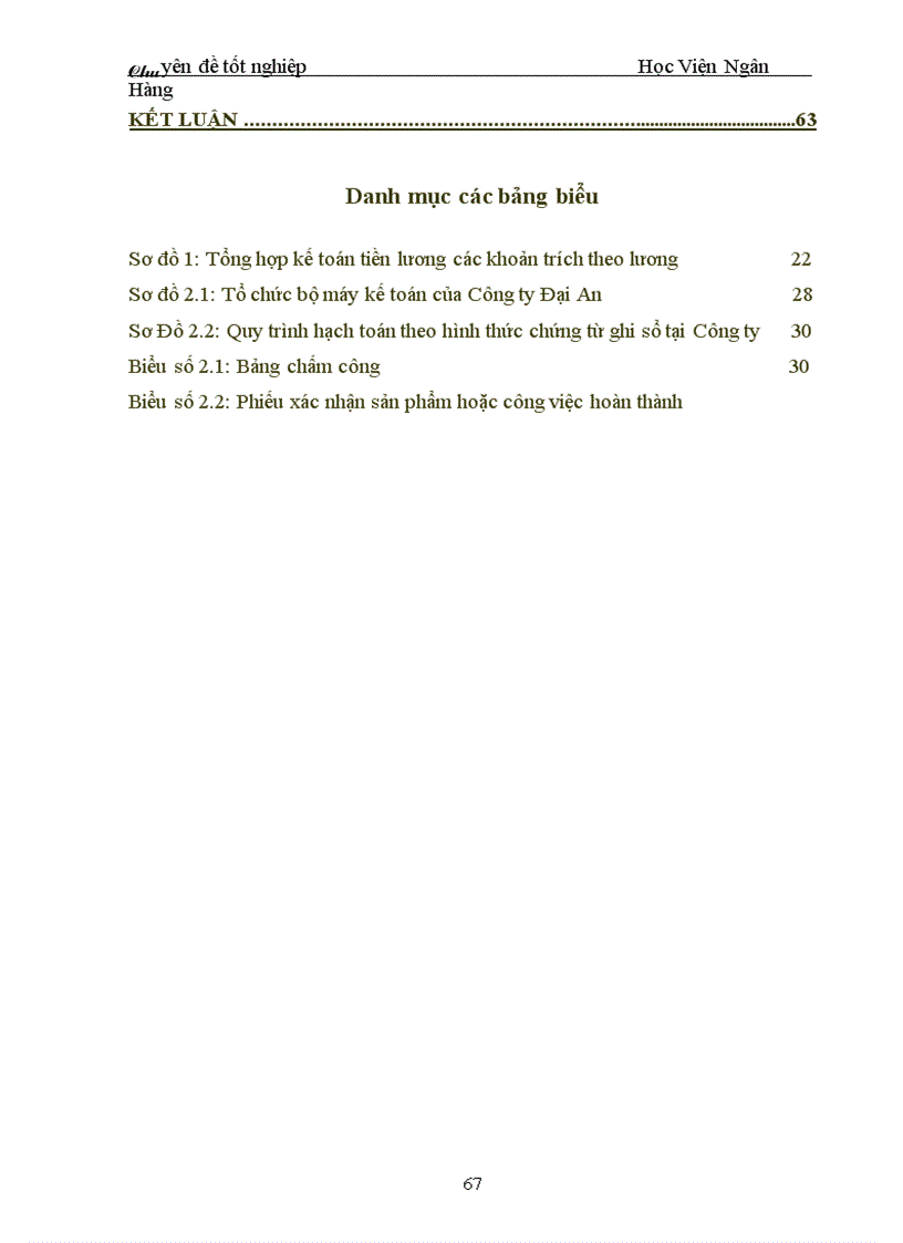 image for page Công tác tổ chức kế toán tiền lương và các khoản trích nộp theo lương tại Công ty TNHH Đại An 1