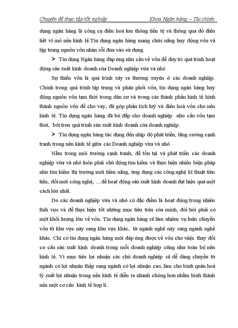 image for page Nâng cao chât lượng cho vay đối với doanh nghiệp vừa và nhỏ tại ngân hàng nông nghiệp và phát triển nông thôn Nam Hà Nội 1