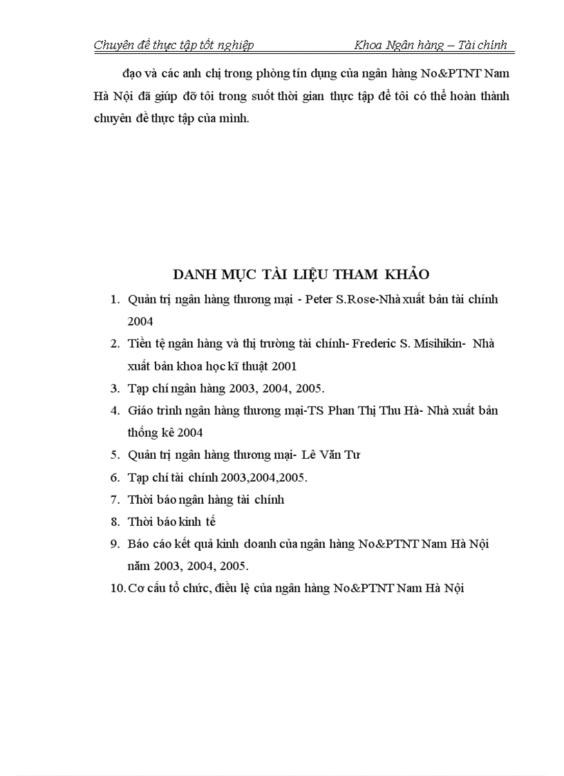 image for page Nâng cao chât lượng cho vay đối với doanh nghiệp vừa và nhỏ tại ngân hàng nông nghiệp và phát triển nông thôn Nam Hà Nội 1