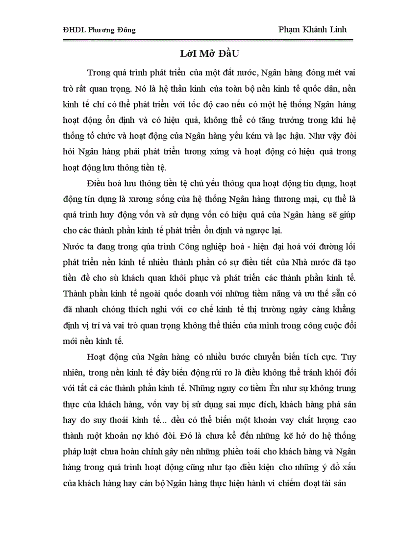 image for page Rủi ro tín dụng và một số biện pháp phòng ngừa rủi ro tín dụng tại Ngân hàng thương mại Việt Nam 1