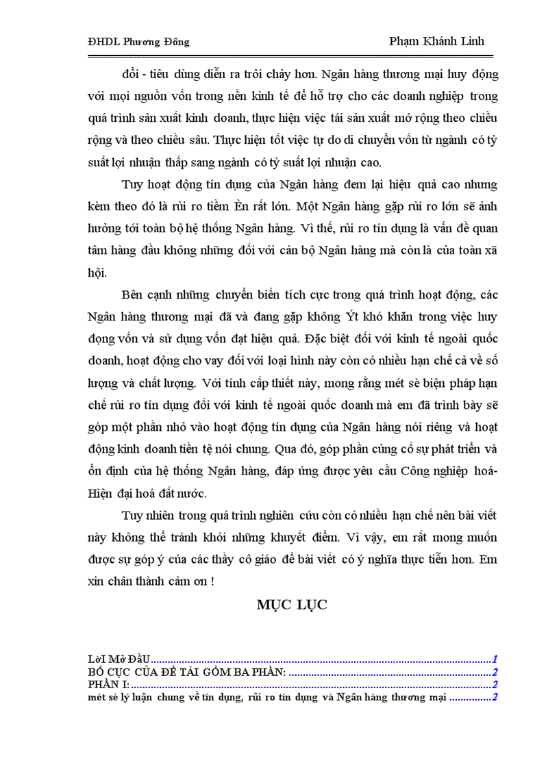 image for page Rủi ro tín dụng và một số biện pháp phòng ngừa rủi ro tín dụng tại Ngân hàng thương mại Việt Nam 1