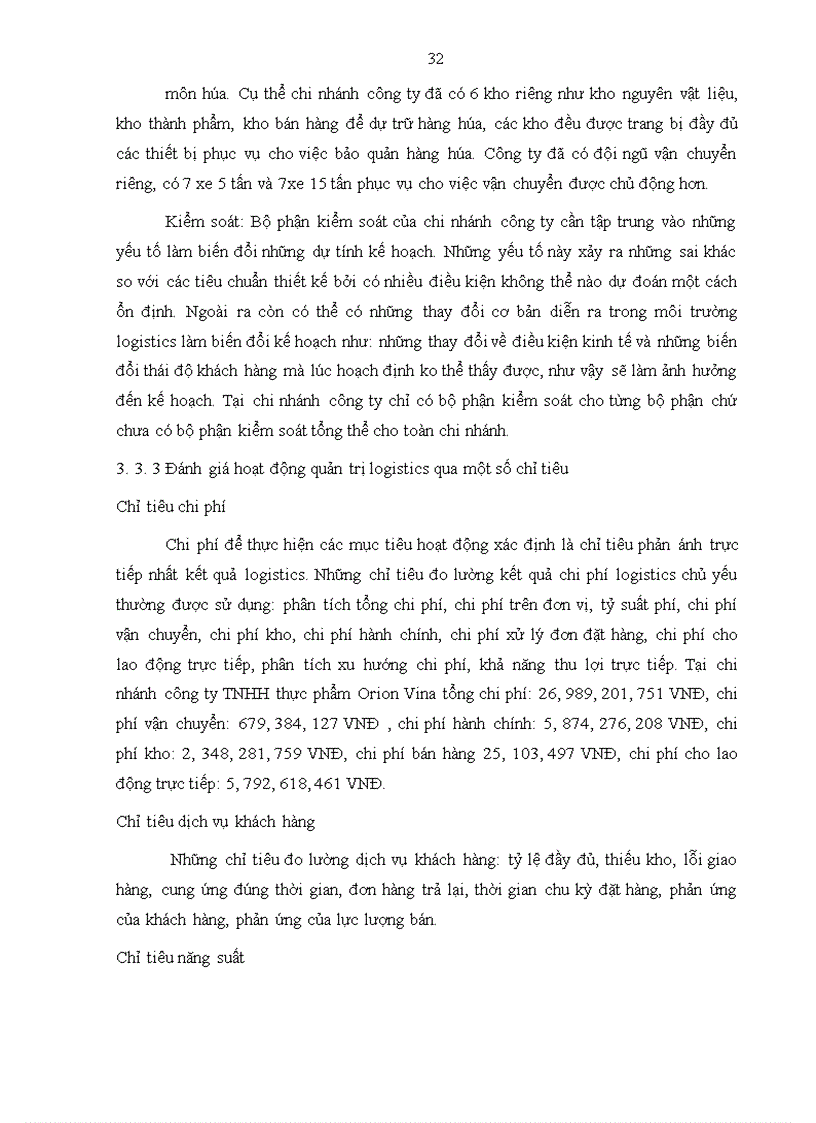 image for page Tăng cường hiệu lực quản trị logistics tại chi nhánh công ty TNHH thực phẩm Orion Vina 1