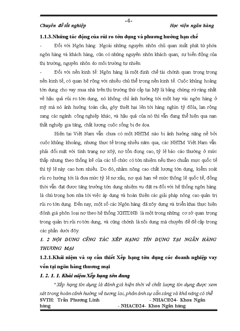 image for page Giải pháp hoàn thiện công tác xếp hạng tín dụng doanh nghiệp vay vốn tại Chi nhánh BIDV Hà Nội