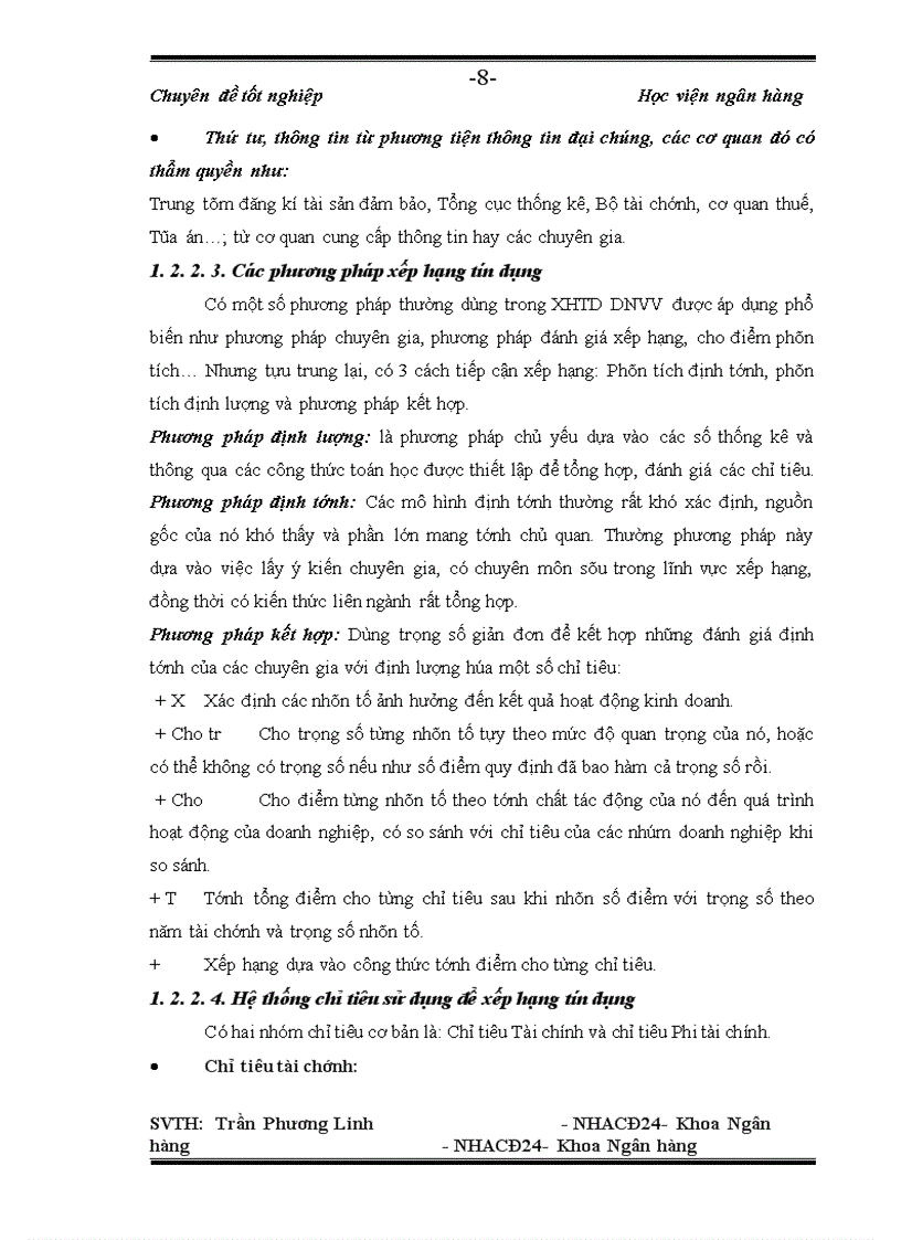 image for page Giải pháp hoàn thiện công tác xếp hạng tín dụng doanh nghiệp vay vốn tại Chi nhánh BIDV Hà Nội