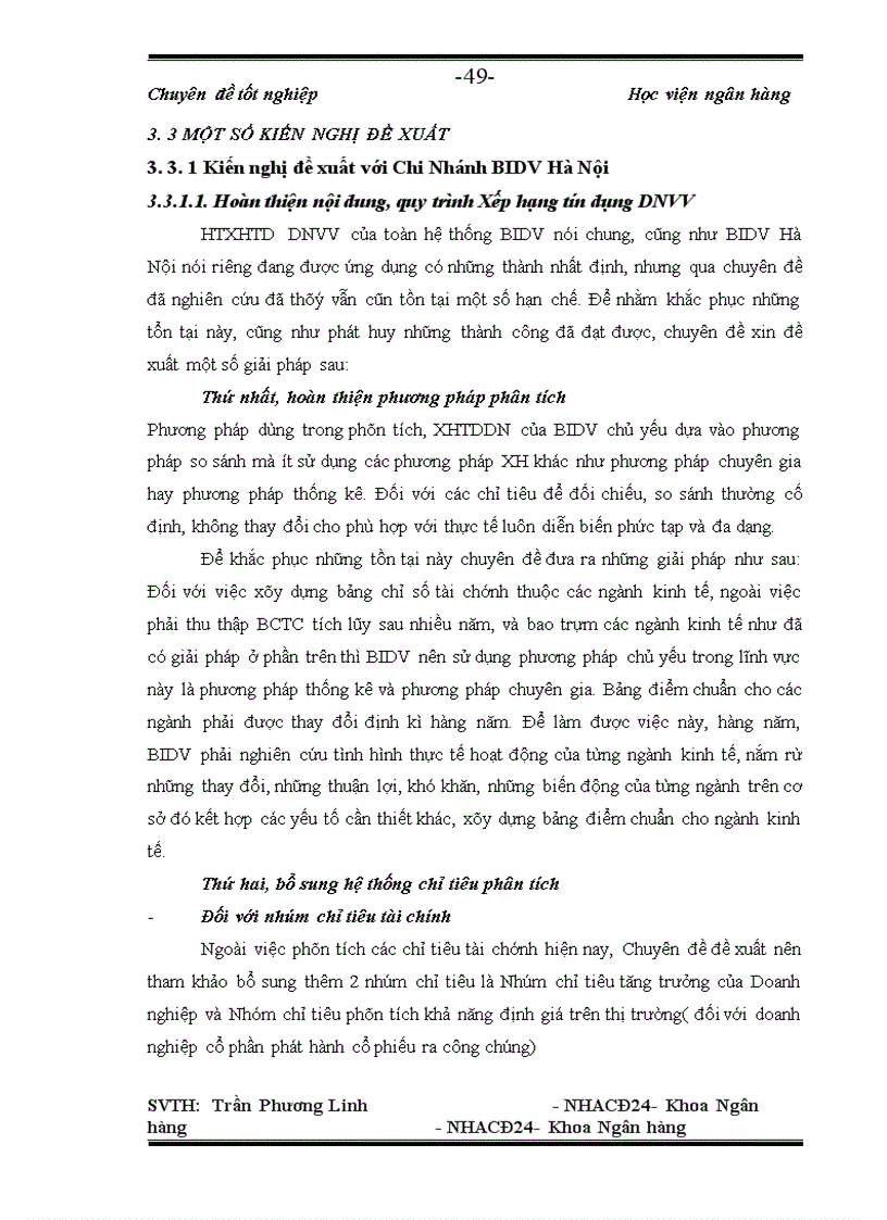 image for page Giải pháp hoàn thiện công tác xếp hạng tín dụng doanh nghiệp vay vốn tại Chi nhánh BIDV Hà Nội