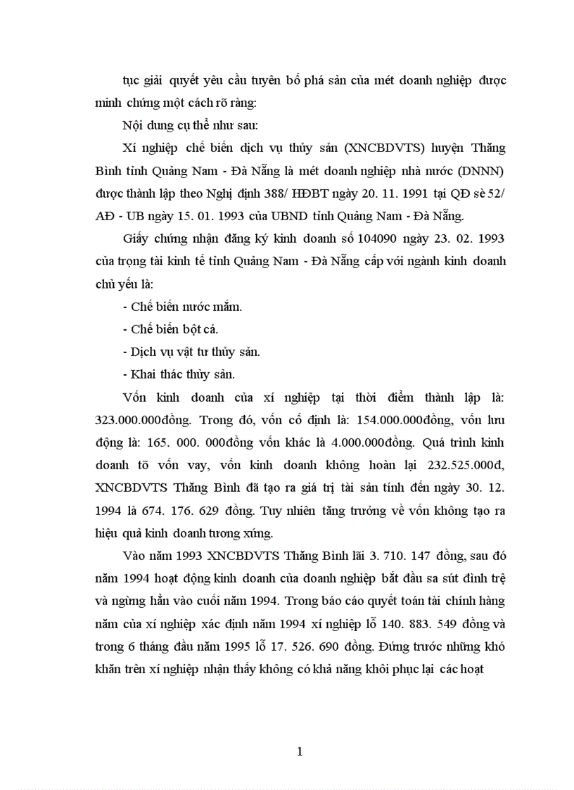 image for page Tìm hiểu thủ tục giải quyết yêu cầu tuyên bố phá sản doanh nghiệp 1