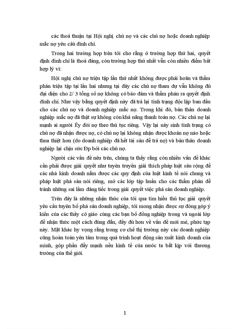 image for page Tìm hiểu thủ tục giải quyết yêu cầu tuyên bố phá sản doanh nghiệp 1