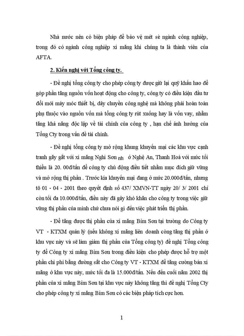 image for page Giải pháp nâng cao hiệu quả sử dụng vốn tại công ty xi măng Bỉm sơn 1