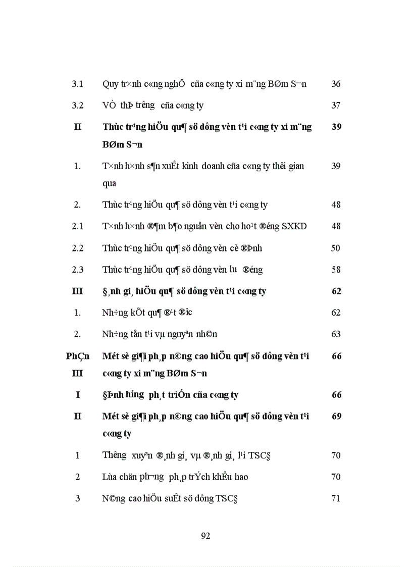 image for page Giải pháp nâng cao hiệu quả sử dụng vốn tại công ty xi măng Bỉm sơn 1