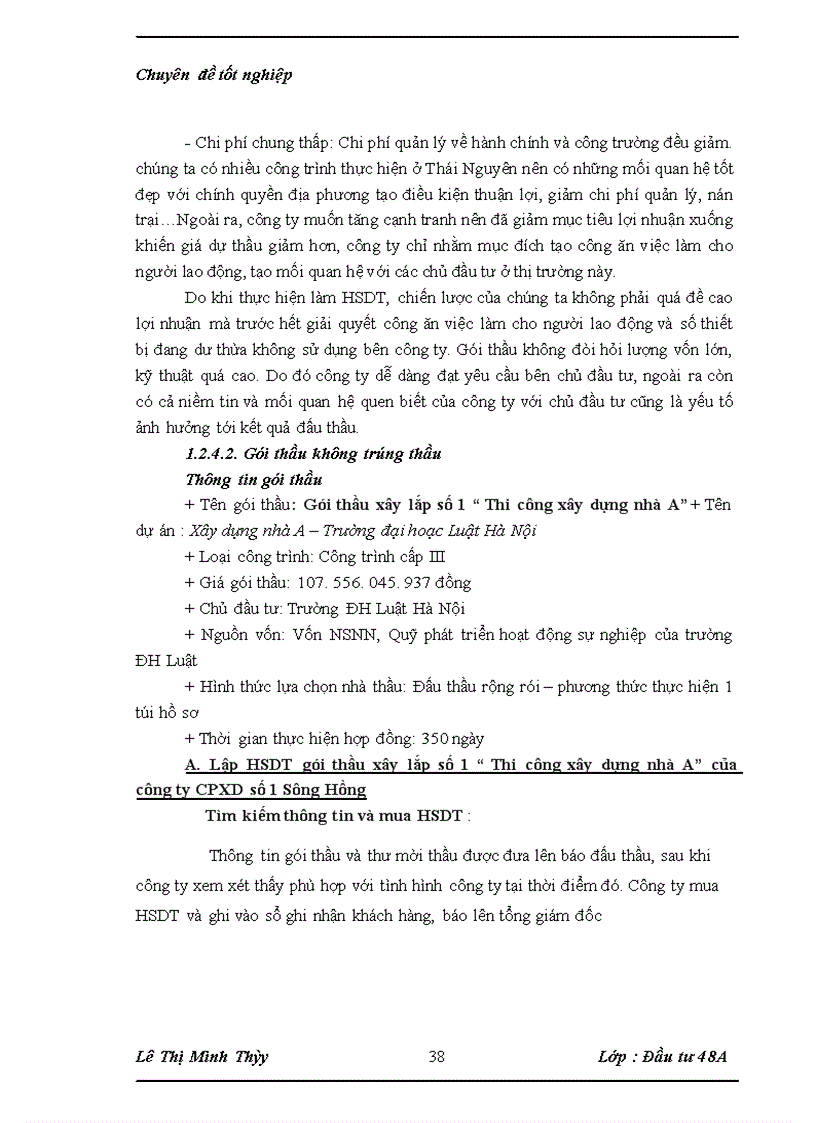 image for page Một số giải pháp nhằm nâng cao khả năng thắng thầu trong đấu thầu xây lắp tại công ty cổ phần xây dựng Số 1 Sông Hồng 1