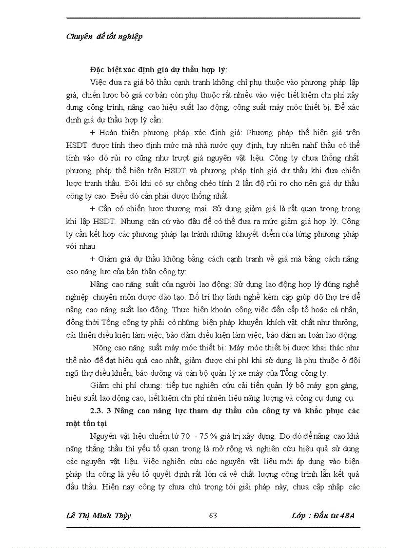 image for page Một số giải pháp nhằm nâng cao khả năng thắng thầu trong đấu thầu xây lắp tại công ty cổ phần xây dựng Số 1 Sông Hồng 1
