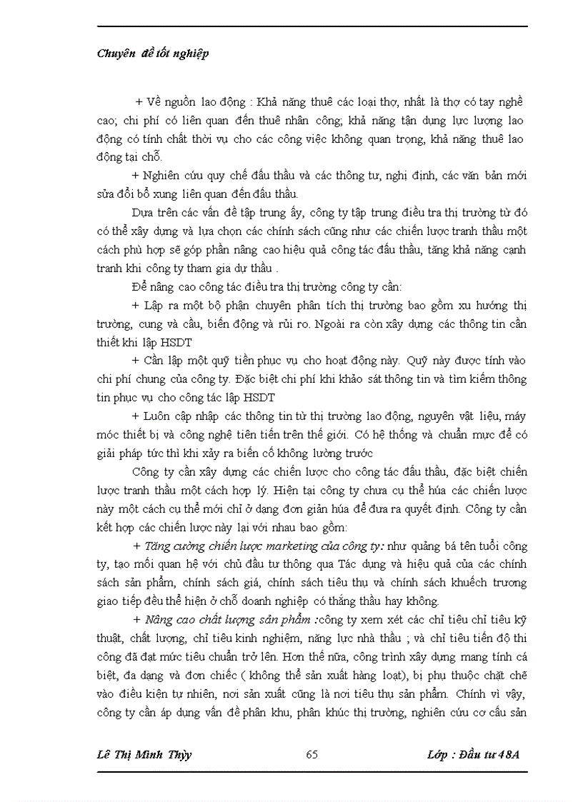 image for page Một số giải pháp nhằm nâng cao khả năng thắng thầu trong đấu thầu xây lắp tại công ty cổ phần xây dựng Số 1 Sông Hồng 1