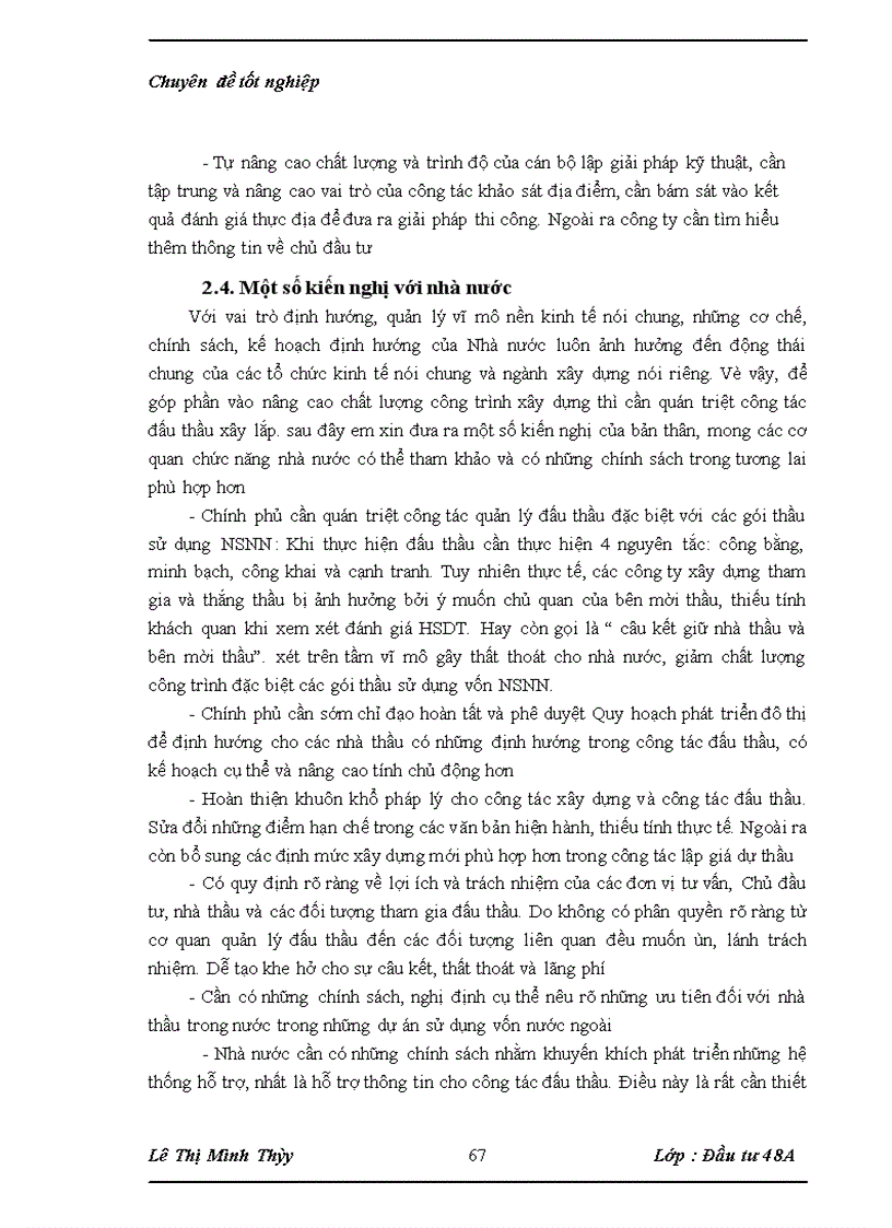 image for page Một số giải pháp nhằm nâng cao khả năng thắng thầu trong đấu thầu xây lắp tại công ty cổ phần xây dựng Số 1 Sông Hồng 1