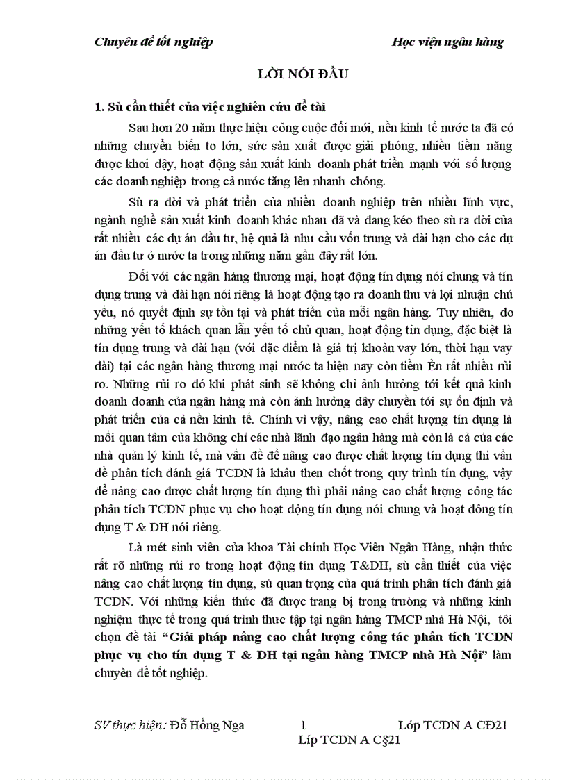 image for page Giải pháp nâng cao chất lượng công tác phân tích TCDN phục vụ cho tín dụng T DH tại ngân hàng TMCP nhà Hà Nội