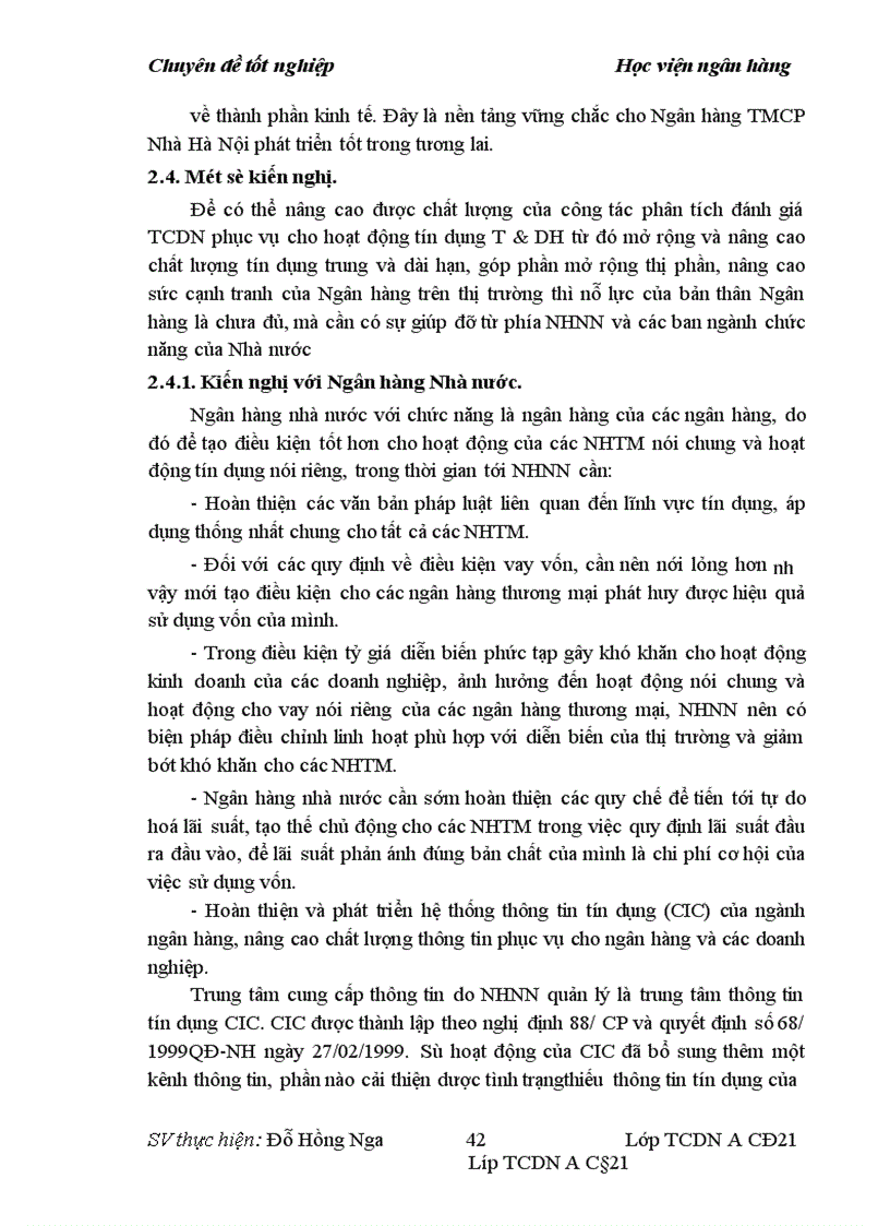 image for page Giải pháp nâng cao chất lượng công tác phân tích TCDN phục vụ cho tín dụng T DH tại ngân hàng TMCP nhà Hà Nội