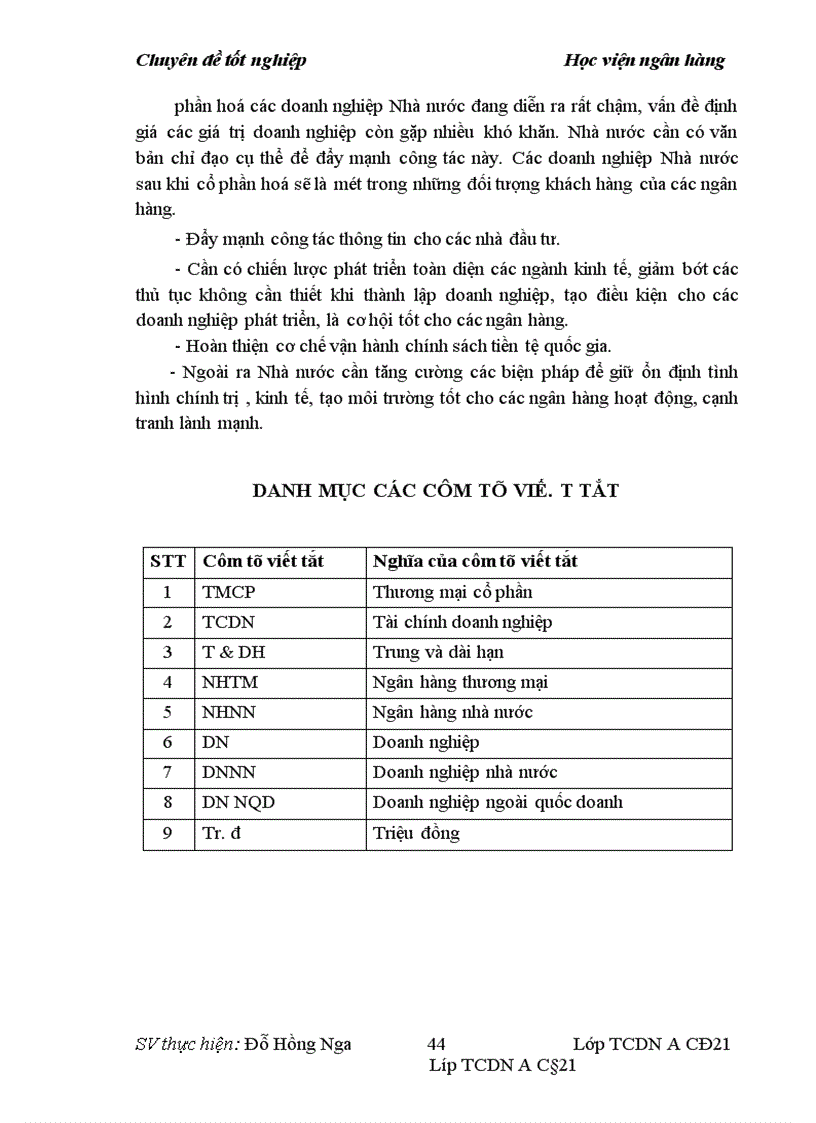 image for page Giải pháp nâng cao chất lượng công tác phân tích TCDN phục vụ cho tín dụng T DH tại ngân hàng TMCP nhà Hà Nội