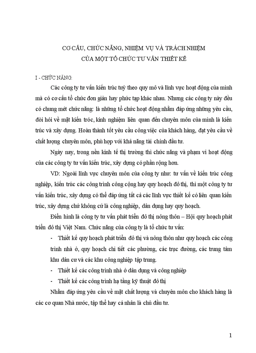 image for page Cơ cấu chức năng nhiệm vụ và trách nhiệm của một tổ chức tư vấn thiết kế 1