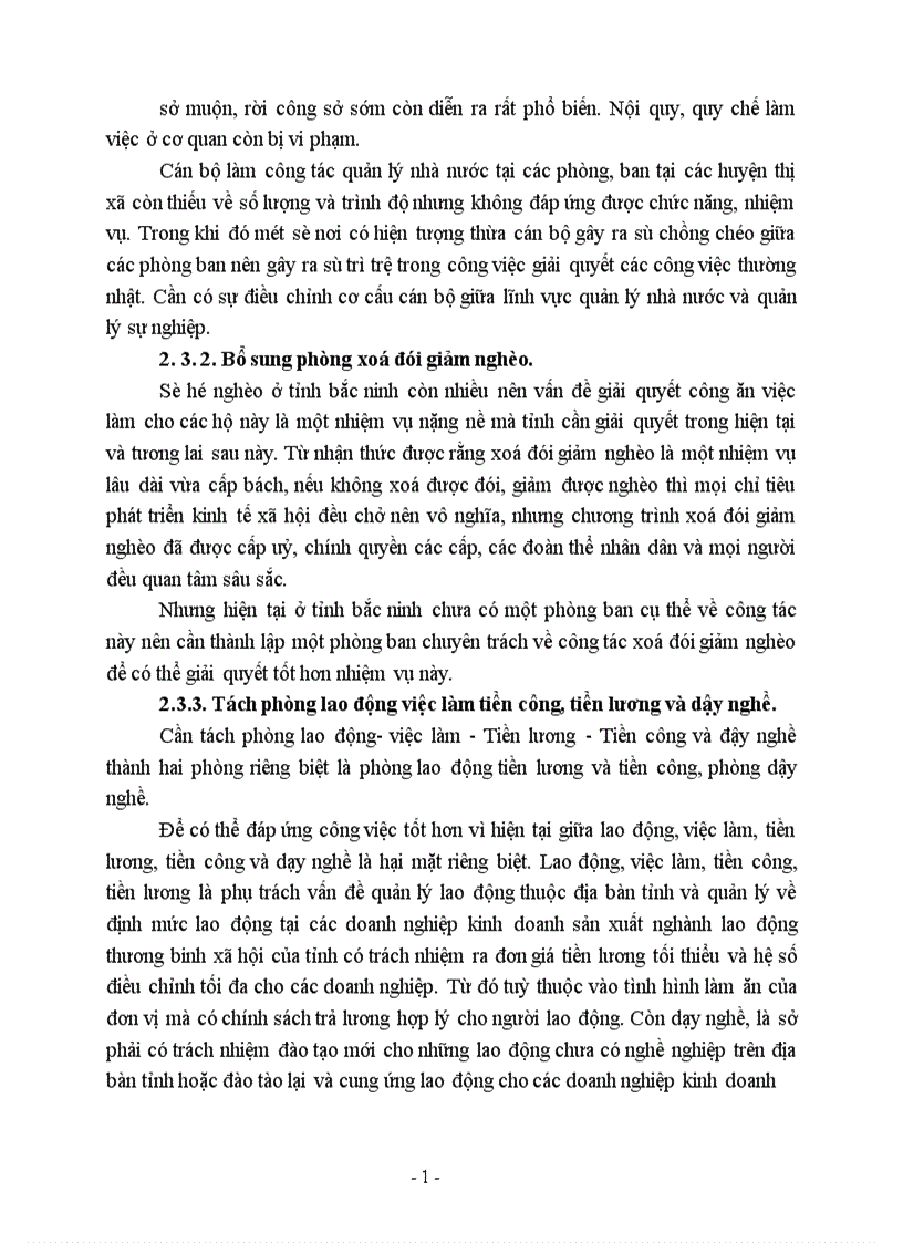 image for page Hoàn thiện cơ cấu tổ chức cán bộ ngành Lao động thương binh và xã hội tỉnh Bắc Ninh