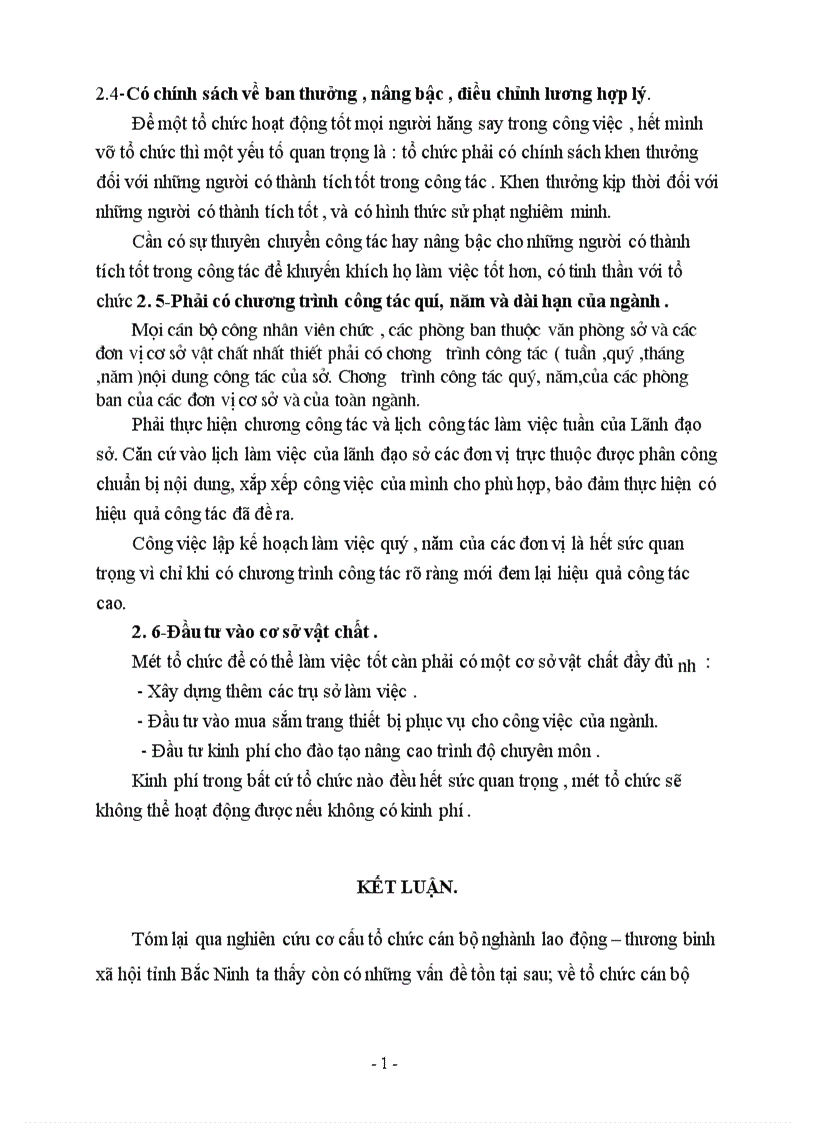 image for page Hoàn thiện cơ cấu tổ chức cán bộ ngành Lao động thương binh và xã hội tỉnh Bắc Ninh