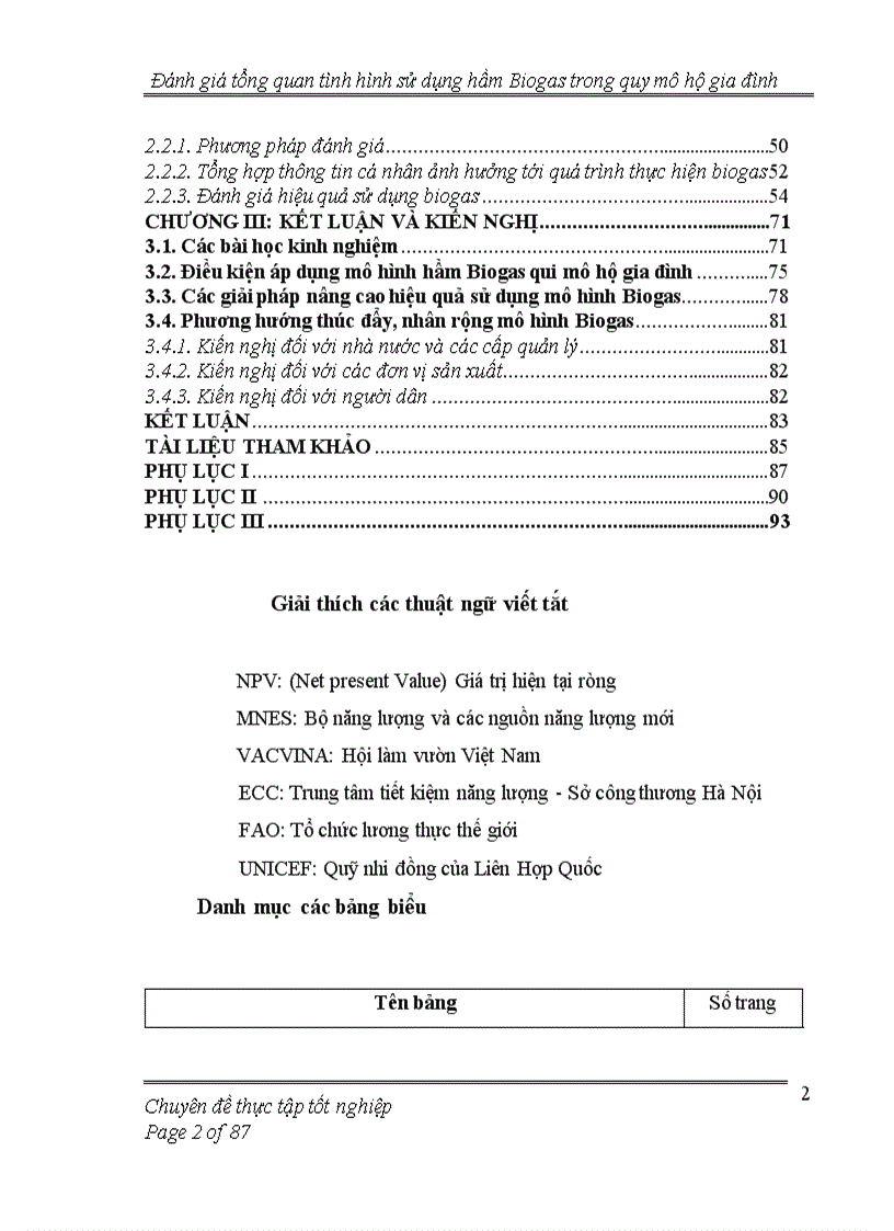 image for page Đánh giá tổng quan tình hình thực hiện hầm Biogas trong quy mô hộ gia đình 1