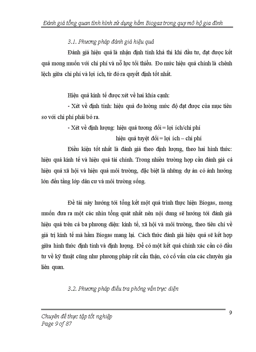 image for page Đánh giá tổng quan tình hình thực hiện hầm Biogas trong quy mô hộ gia đình 1