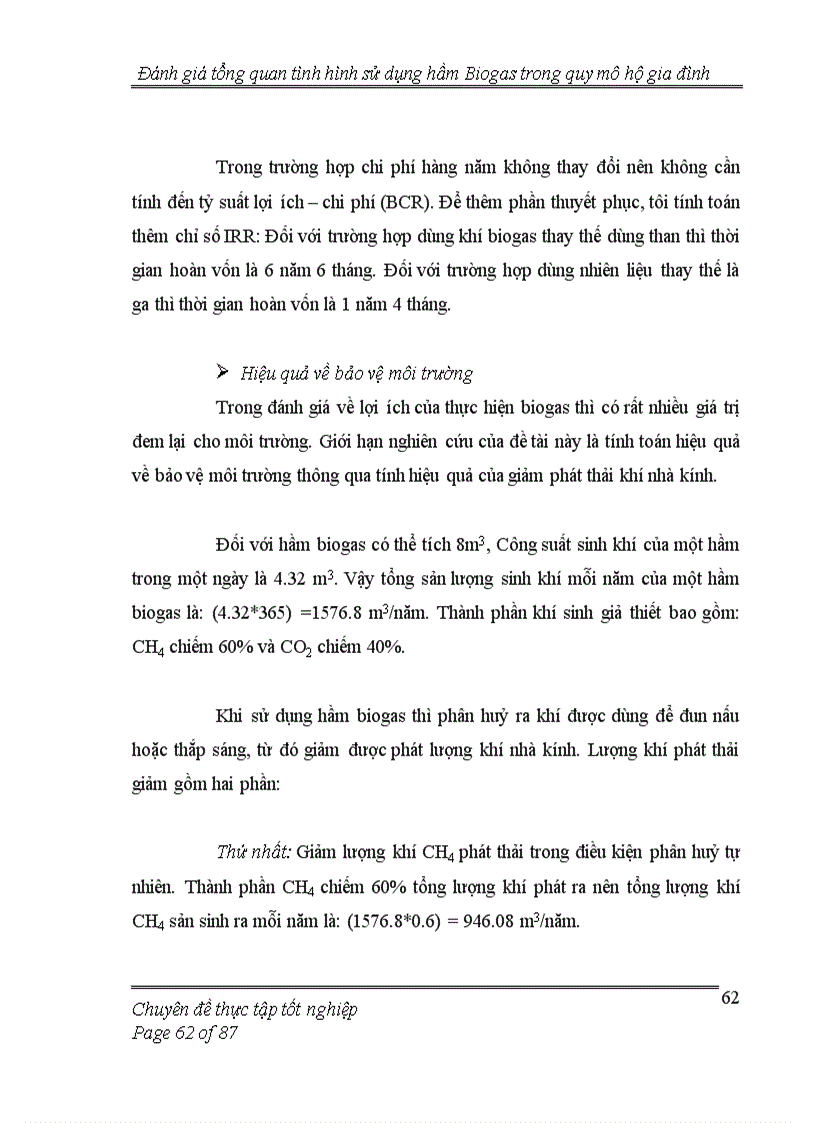 image for page Đánh giá tổng quan tình hình thực hiện hầm Biogas trong quy mô hộ gia đình 1