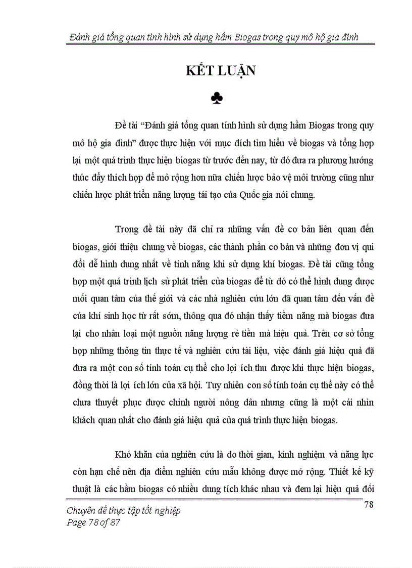 image for page Đánh giá tổng quan tình hình thực hiện hầm Biogas trong quy mô hộ gia đình 1
