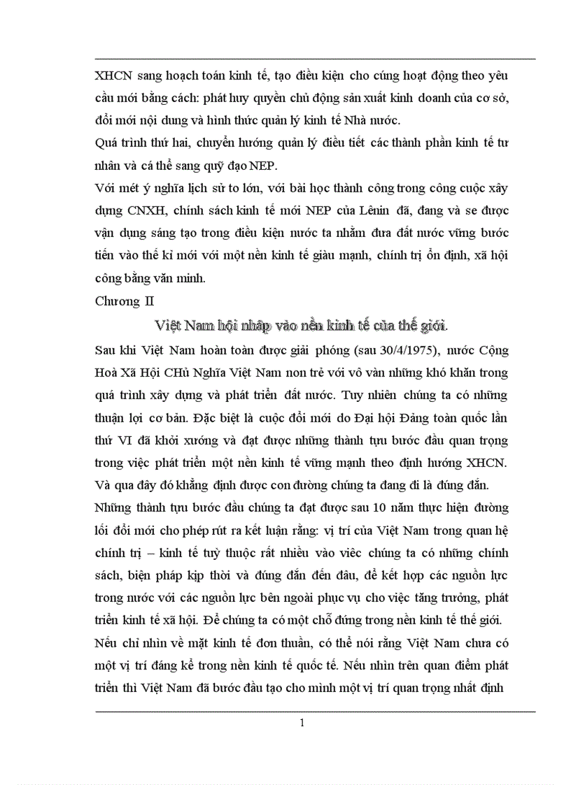 image for page Chính sách kinh tế mới của Lênin và sự vận dụng nó ở Việt Nam 1
